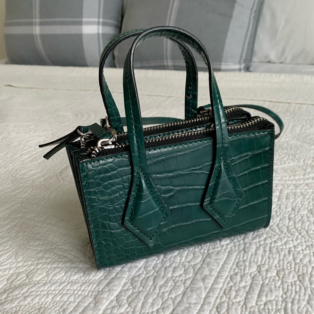 Green Snake Skin Purse